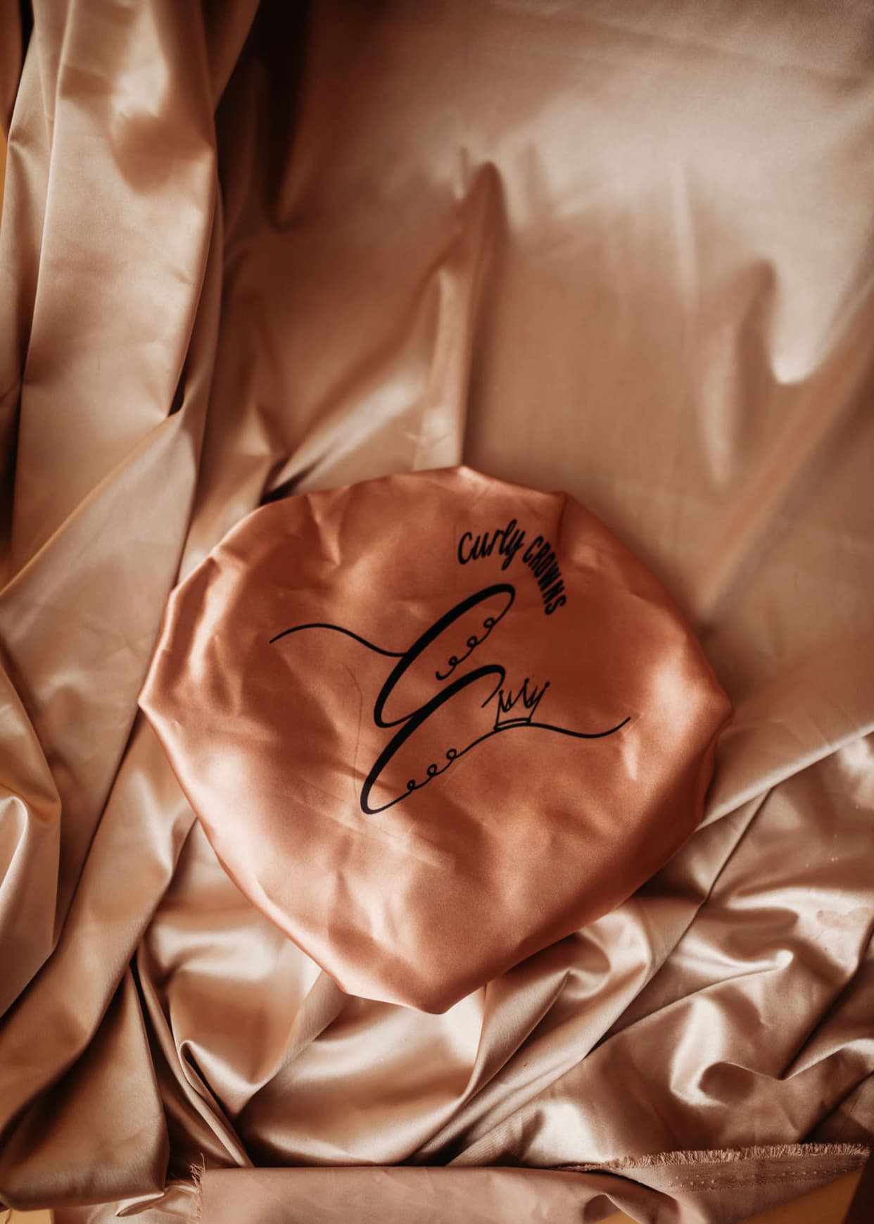 Curly Crowns Beauty satin bonnet